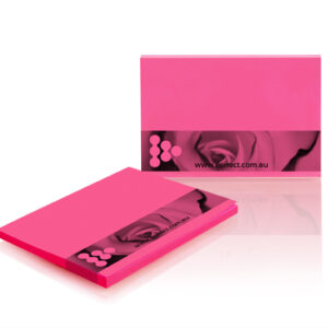 Post it personnalisé fluo rose face