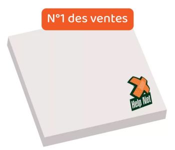 post-it F2B personnalisé blanc